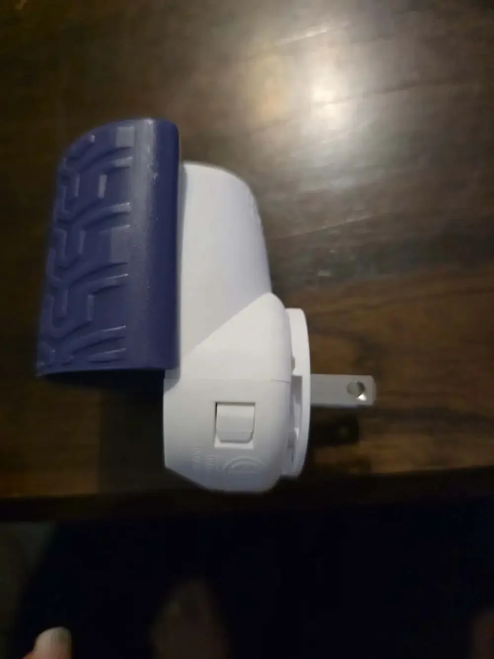 Yankee Candle ScentPlug Wall Fragrance Diffuser Blue Geometric Pattern Shell
